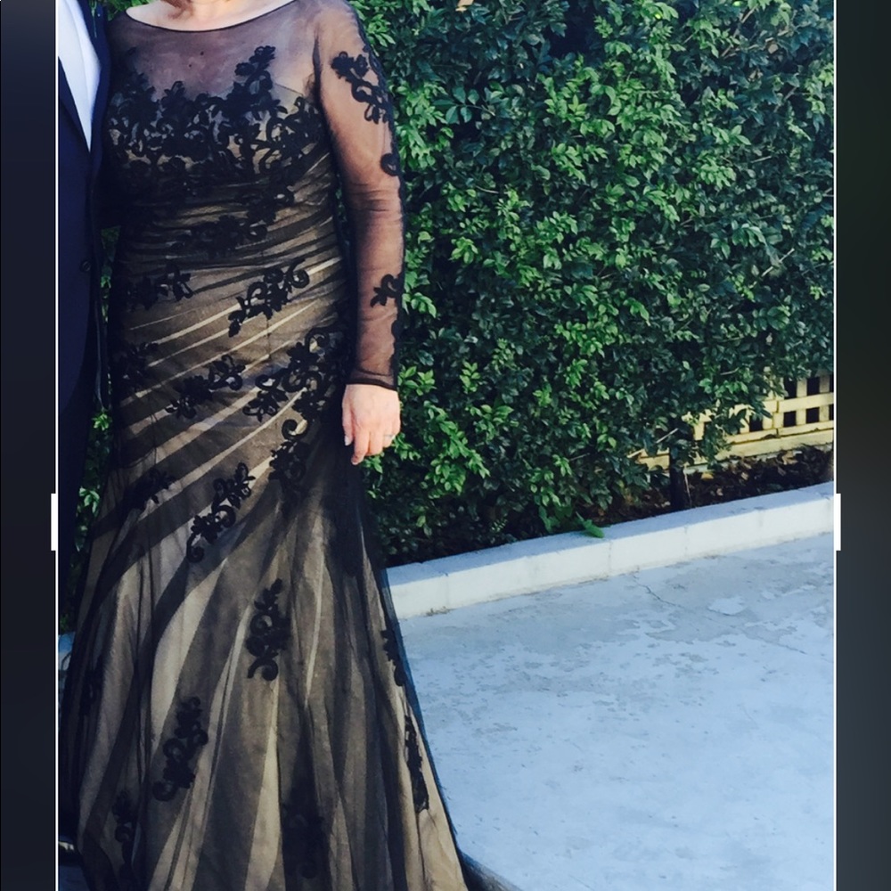 Beautiful Black Lace Gown